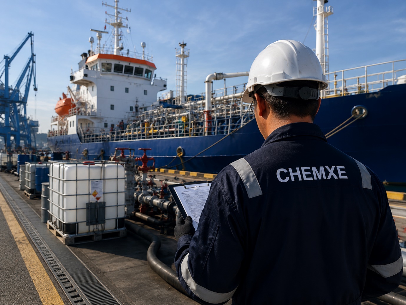 Caustic Soda 50% Vessel Bunkering Operation Completed During Short Port Call